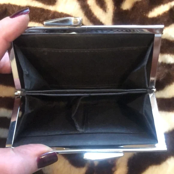 Embossed calf skin mini clutch - Picture 3 of 3